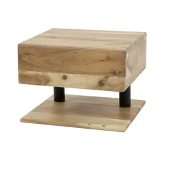 Plateau houten nachtkastje zwevend 35cm