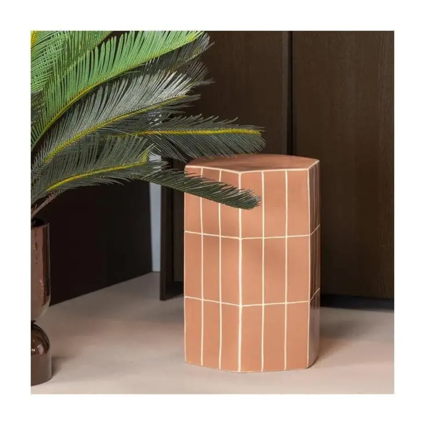 Plu Bijzettafel Oudroze 54cm