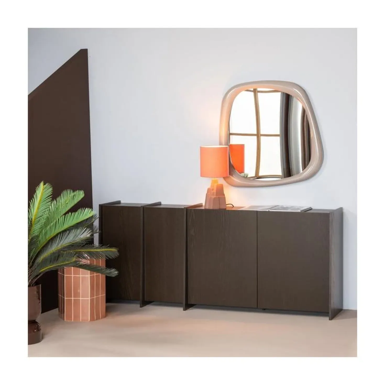 Plu Bijzettafel Oudroze 54cm