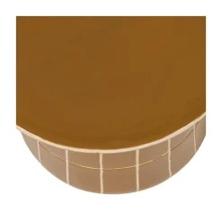 Plu Bijzettafel rond Honinggeel Ø38cm