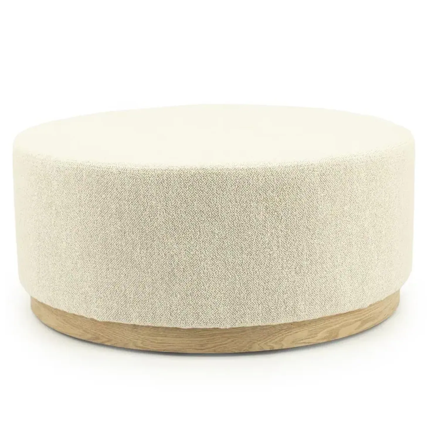 Poef Avah large beige 80cm