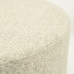 Poef Avah large taupe 80cm