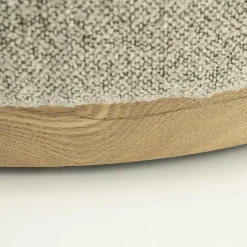Poef Avah large taupe 80cm