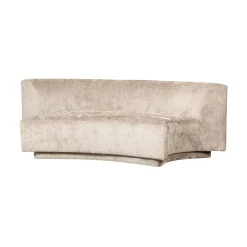 Popular 2-Zits Bankje Naturel 215cm