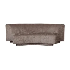 Popular 2-Zits Bankje Taupe 215cm