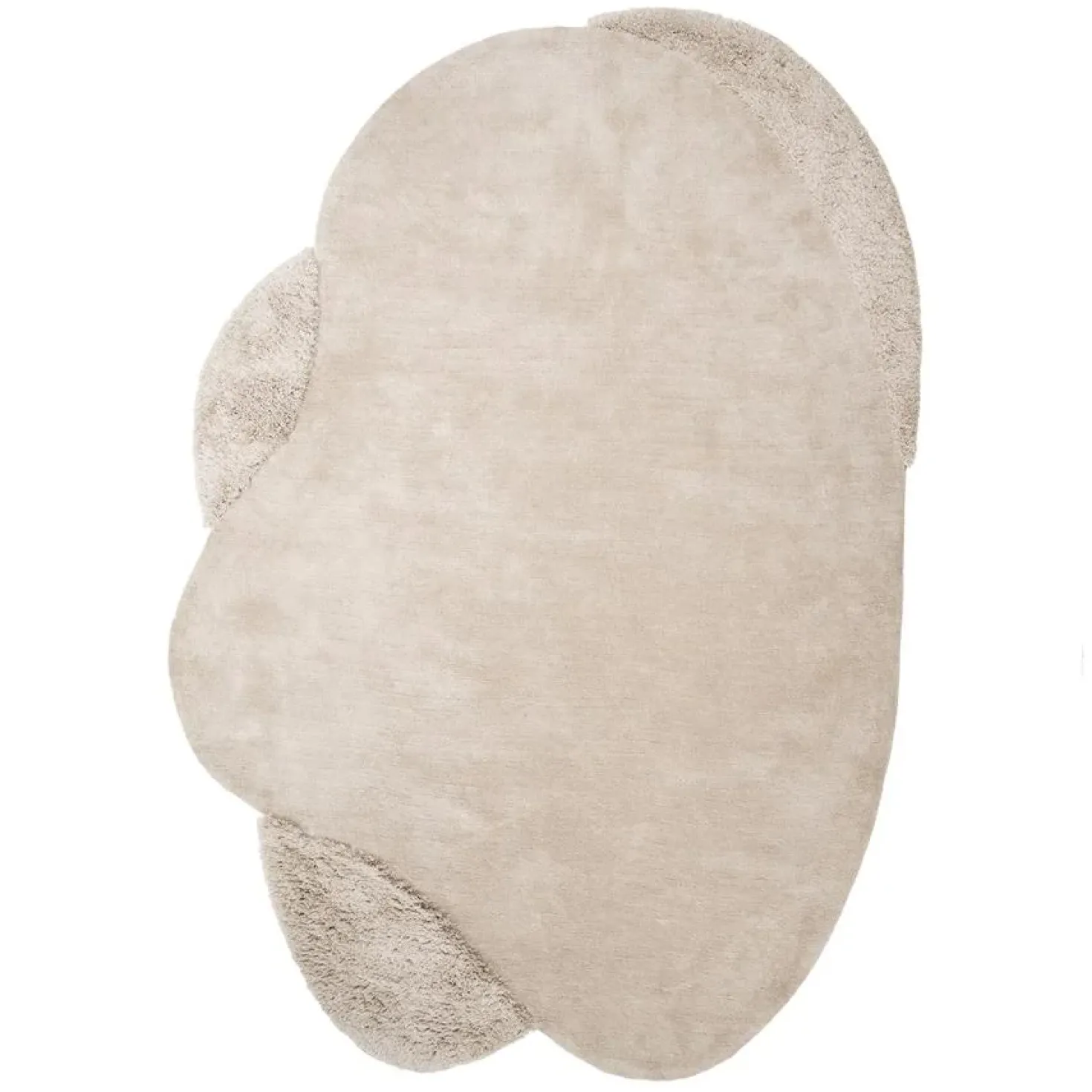Praia Vloerkleed organisch Beige 345×245