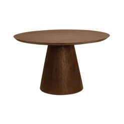 Premana Eetkamertafel rond Bruin 130 cm