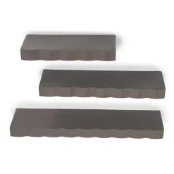 Prinz Wandplanken set van 3 donkertaupe