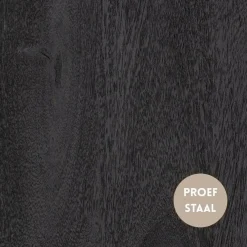 Proefstaal Mango Zwart Gezandstraald