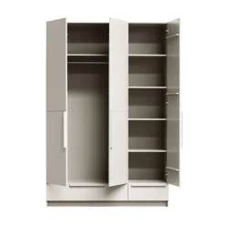 Pure 3-Deurs Kledingkast Splitdeur Dennenhout Dust 95cm