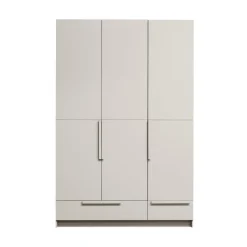 Pure 3-Deurs Kledingkast Splitdeur Dennenhout Dust 95cm
