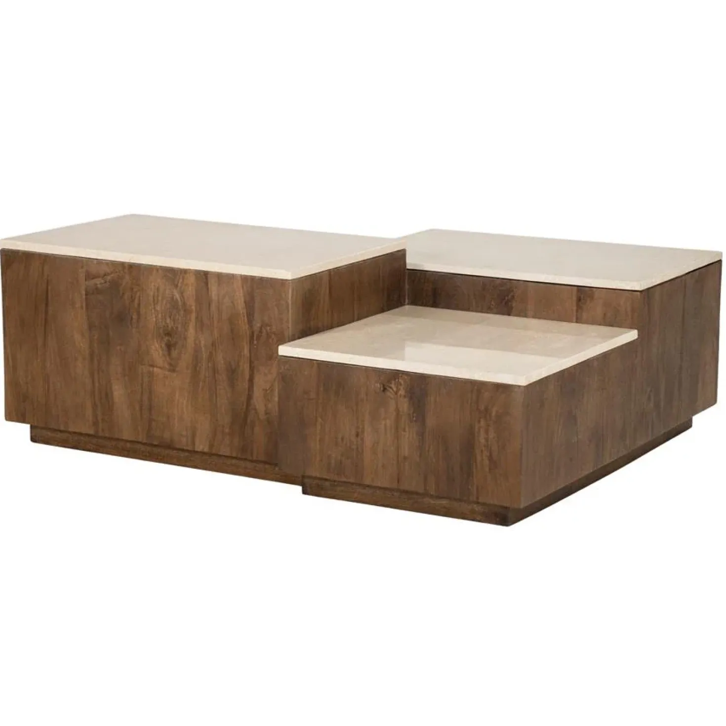Quido Salontafel in 3 hoogtes Marmer 105cm