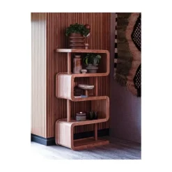 Rattle Open Kast Hout Naturel 82cm