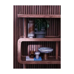 Rattle Open Kast Hout Naturel 82cm