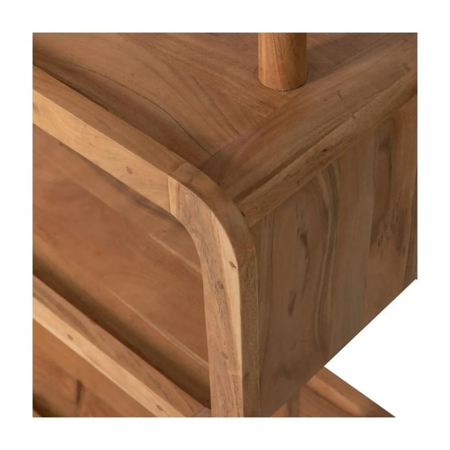 Rattle Open Kast Hout Naturel 82cm