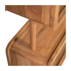Rattle Open Kast Hout Naturel 82cm