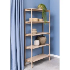 Ravel Boekenkast Hoog Naturel 86cm