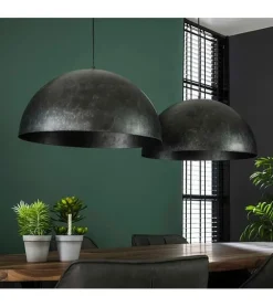 Raven 2-lichts hanglamp industrieel