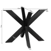 Raven Matrixpoot Rond zwart 100cm