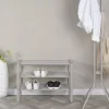 REEF industrieel dubbele schoenenrek Taupe