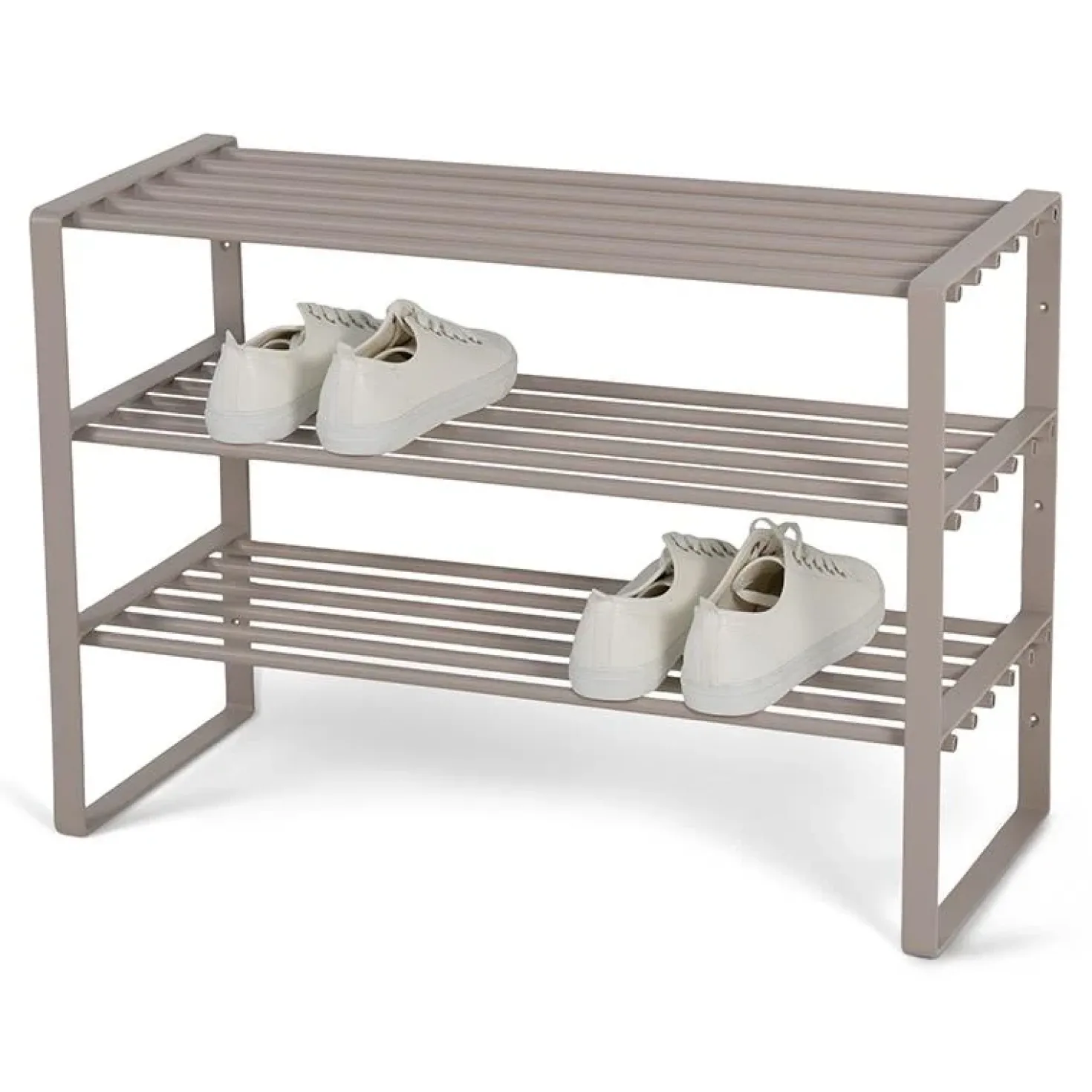 REEF industrieel dubbele schoenenrek Taupe