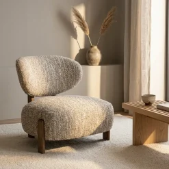Reiza Fauteuil bruin Beige