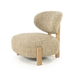 Reiza Fauteuil naturel Taupe