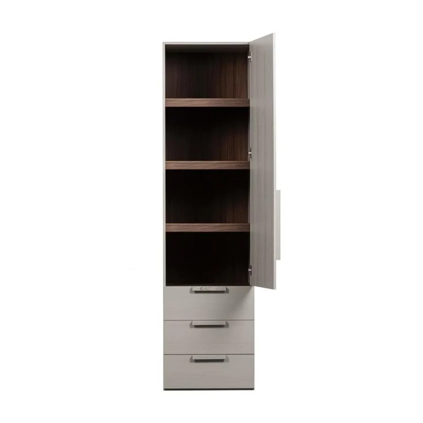 Rens 1-Deurs Kledingkast Pebble Grey 55cm