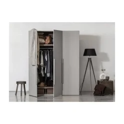 Rens 3-Deurs Kledingkast Pebble Grey 165cm