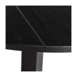 Rhonda Eettafel rond Eiken Blacknight 129cm