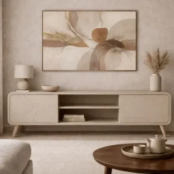 Rianne Tv meubel Beige mangohout 180cm