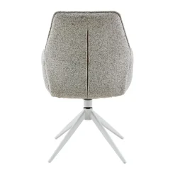Rico Eetkamerstoel Beige met armleuning