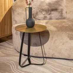 Riley bijzettafel aluminium ijzer 40cm (retourdeal)