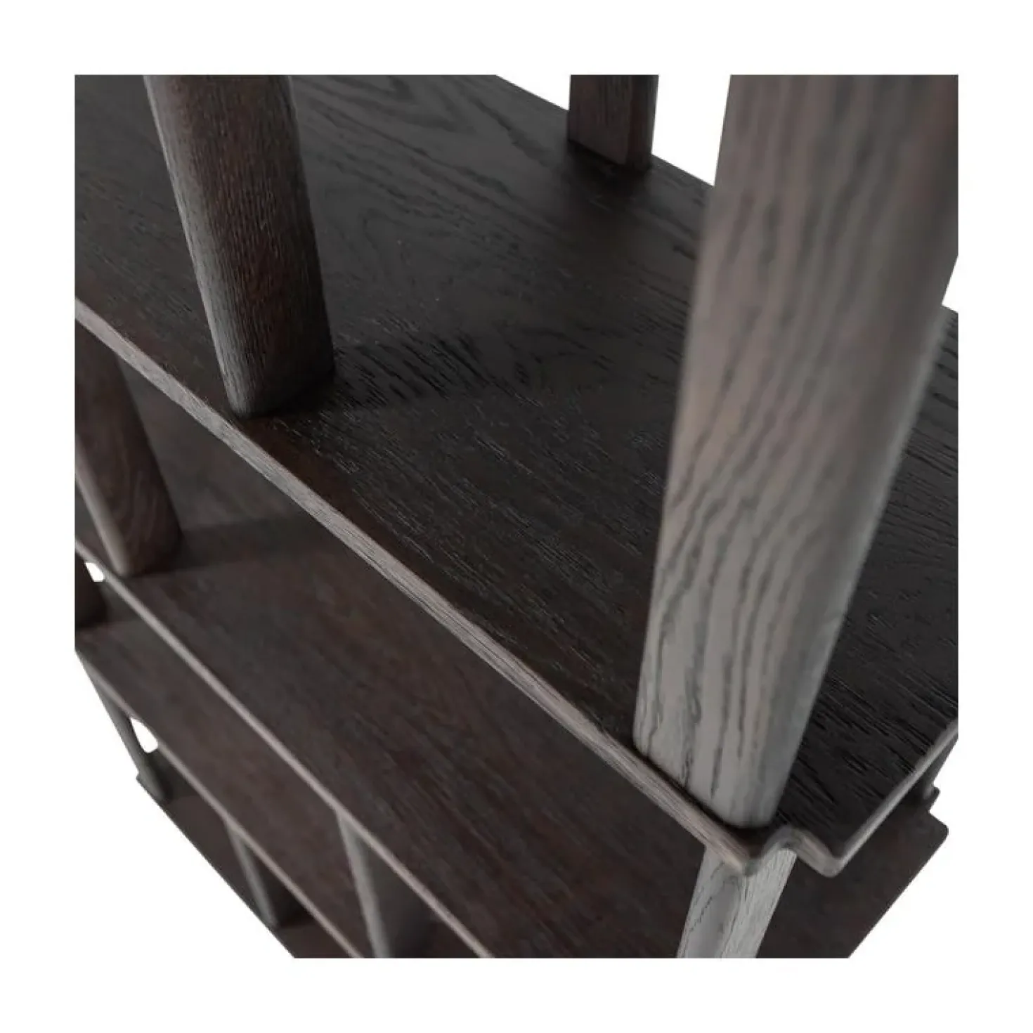 Riss Boekenkast Eikenhout Mystic Brown 90cm
