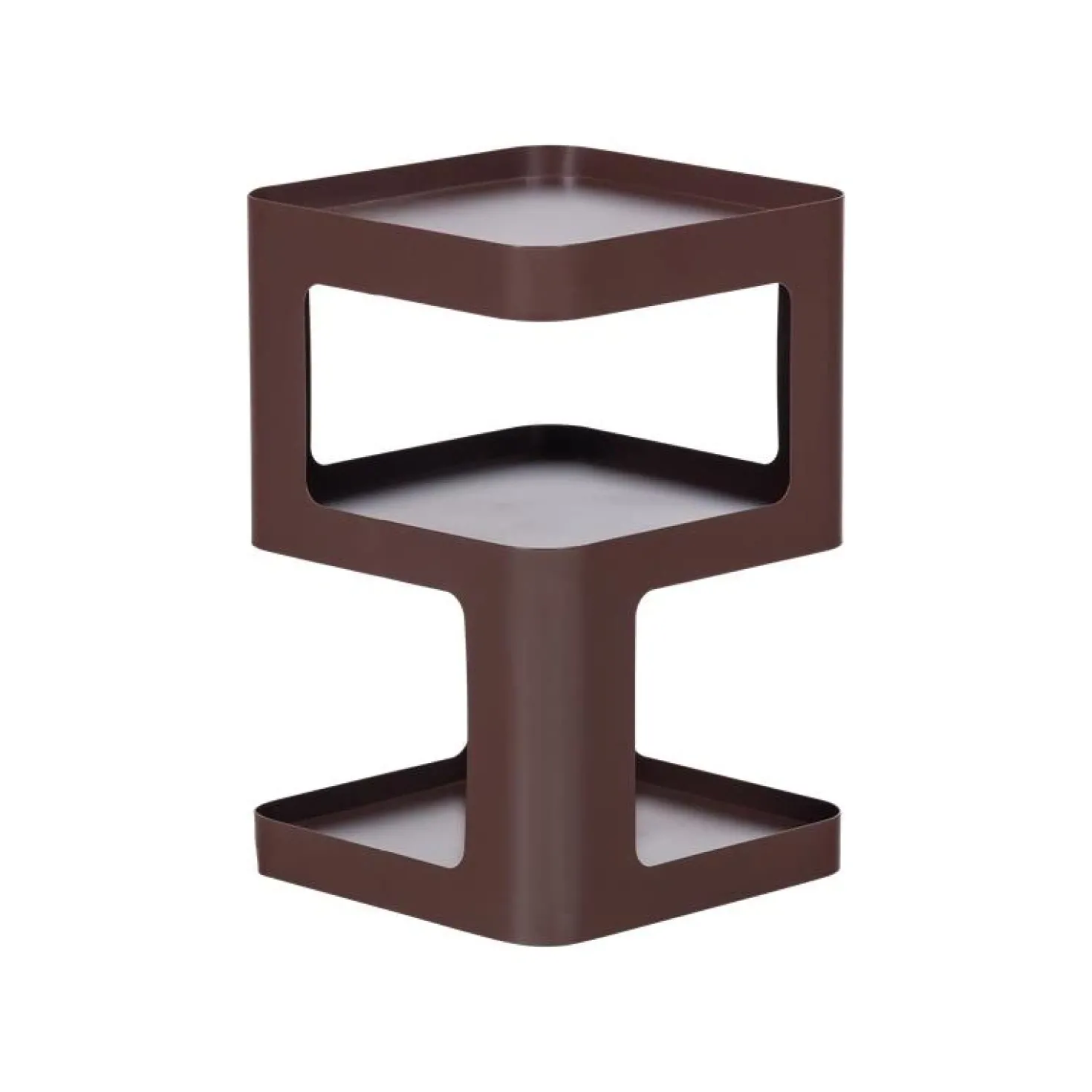 Riv Bijzettafel Paars/Bruin 35cm