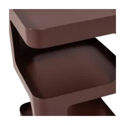Riv Bijzettafel Paars/Bruin 35cm