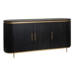 Rivello dressoir 3 deurs zwart 180cm
