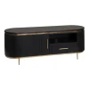 Rivello TV meubel 1 deur 1 lade zwart 150cm