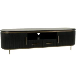 Rivello Tv meubel zwart 200 cm