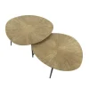 Rivo Salontafel set van 2 Organisch Brons