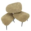 Rivo Salontafel set van 3 Vierhoek Brons