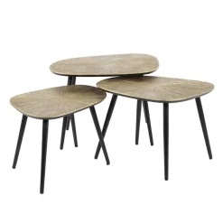 Rivo Salontafel set van 3 Vierhoek Brons