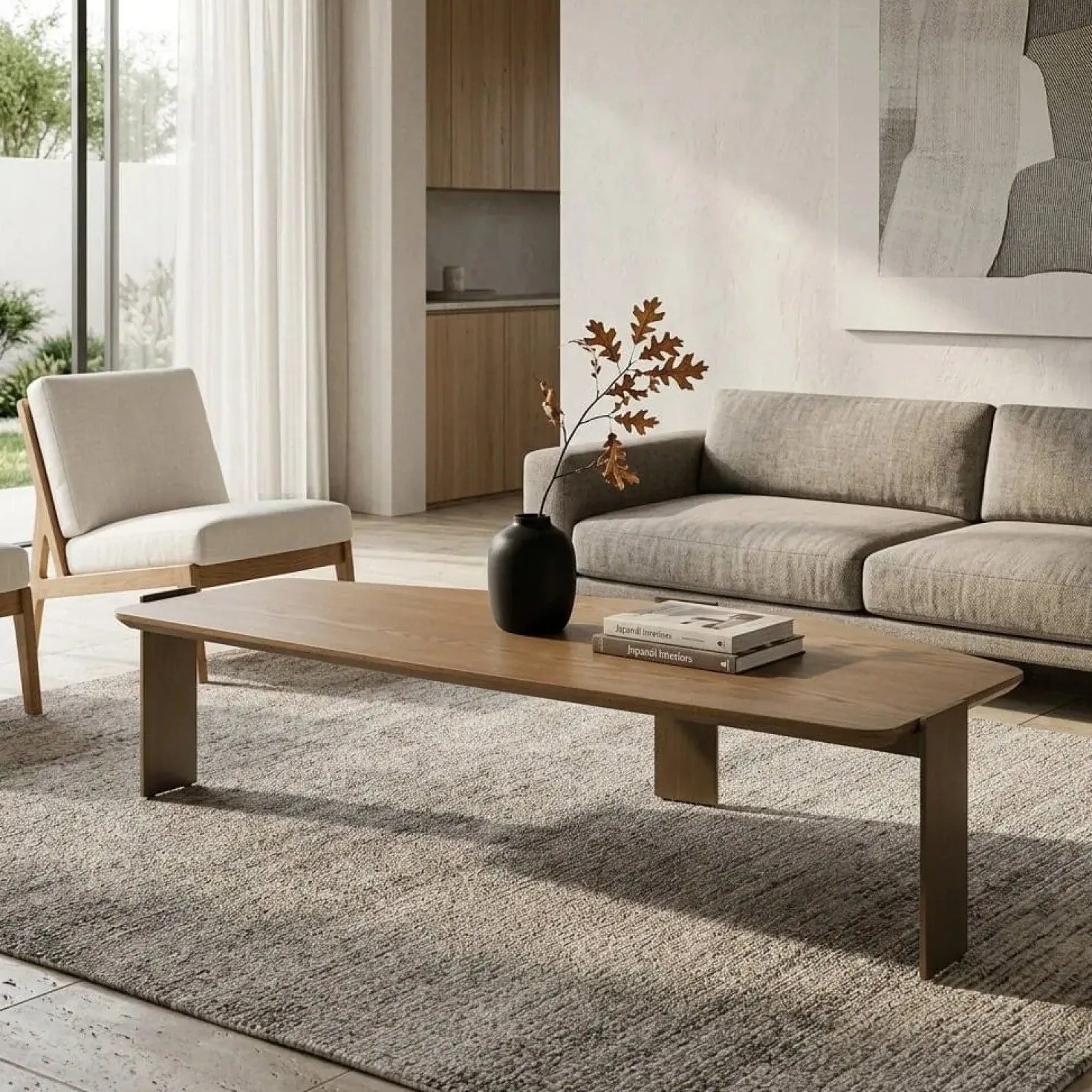 Robert Salontafel Bruin hout 150cm