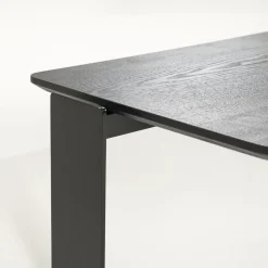 Robert Salontafel Zwart hout 150cm