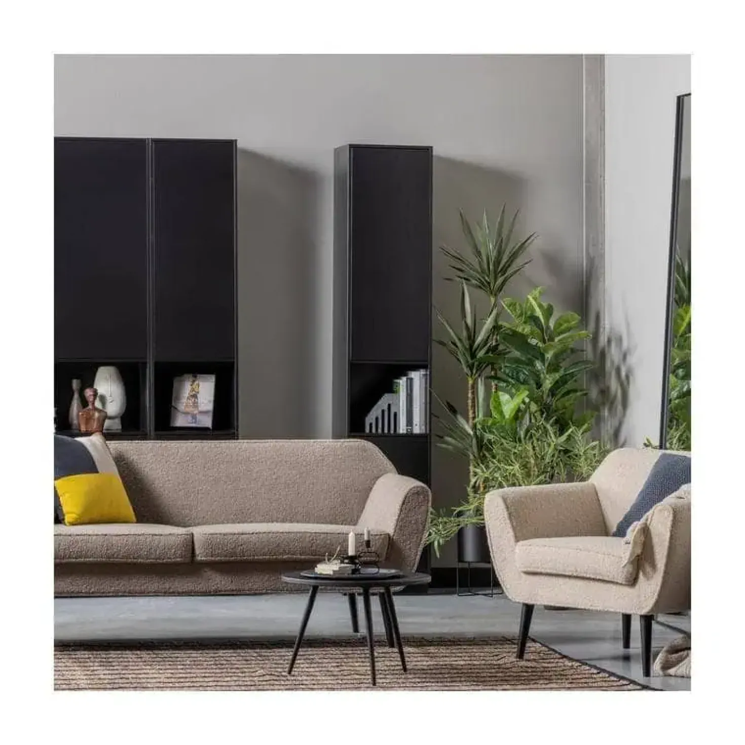 Rocco Fauteuil Teddy Zand 92cm