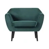 Rocco Fauteuil Velvet Groenblauw 92cm