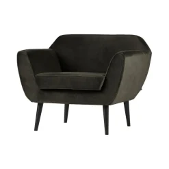 Rocco Fauteuil Velvet Warmgroen 92cm