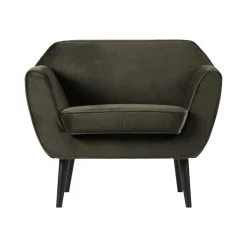 Rocco Fauteuil Velvet Warmgroen 92cm