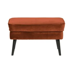 Rocco Hocker Velvet Roest 77cm