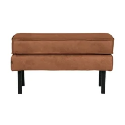 Rodeo Hocker Ecoleer Cognac 84cm